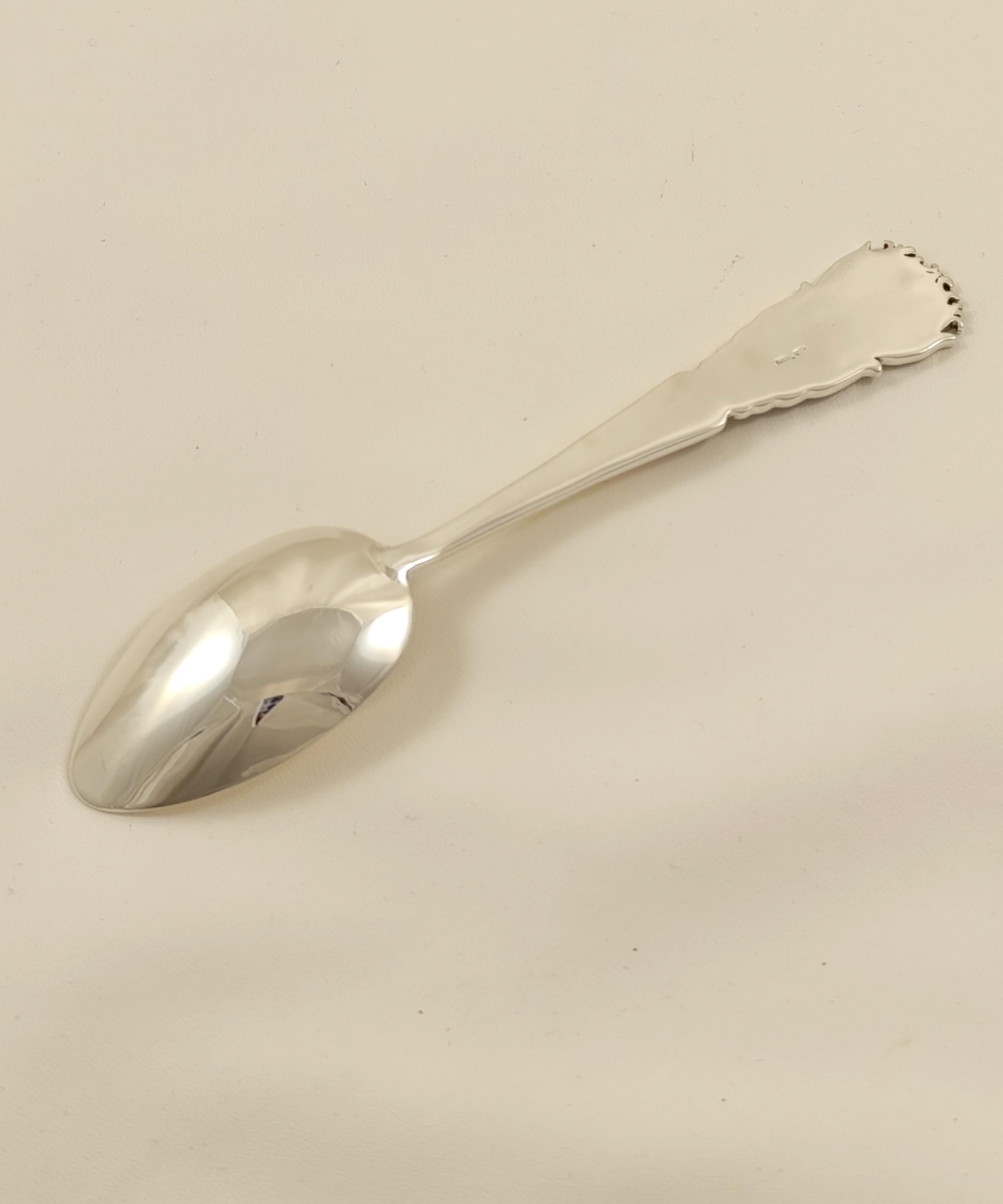 Ложка детская серебряная Часы 925 проба 23,35 г - фото 8 Ложка детская серебряная Часы 925 проба 23,35 г - фото 8