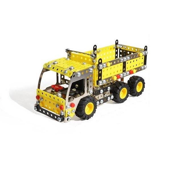 Конструктор Самосвал Iron Commander металлический гаечный ключ 520 деталей Yellow (150036)