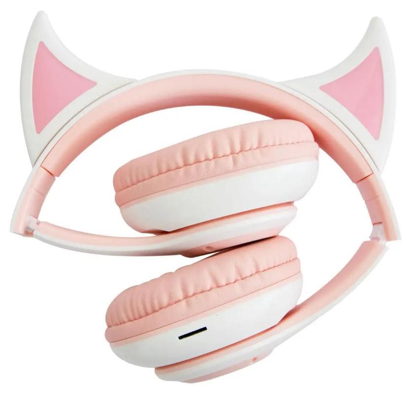 Навушники Bluetooth STN-25 з декоративними вушками і яскравим підсвічуванням Рожевий (2104618665) - фото 6 Навушники Bluetooth STN-25 з декоративними вушками і яскравим підсвічуванням Рожевий (2104618665) - фото 6