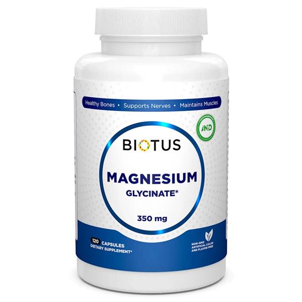 Мікроелемент Магній Biotus Magnesium Glycinate 120 капс. (000022635)
