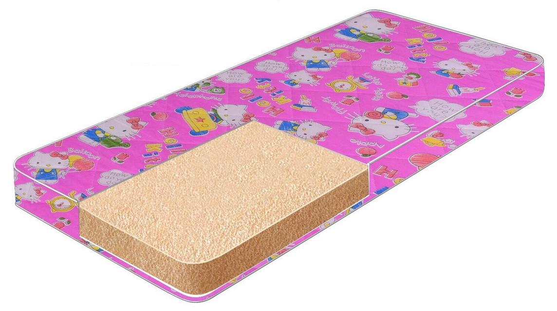 Матрац дитячий ортопедичний Homefort Малютка 3 Kitty 60х120х6 см Матрац дитячий ортопедичний Homefort Малютка 3 Kitty 60х120х6 см