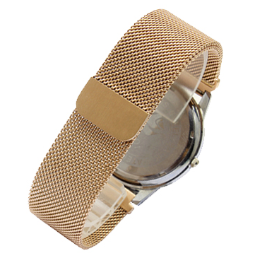 Ремешок для смарт-часов Mijobs миланская петля металлический 22 мм Золотой (1607P) - фото 4 Ремешок для смарт-часов Mijobs миланская петля металлический 22 мм Золотой (1607P) - фото 4