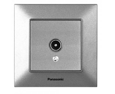 Розетка ТВ конечная Panasonic Arkedia Slim Серебряный