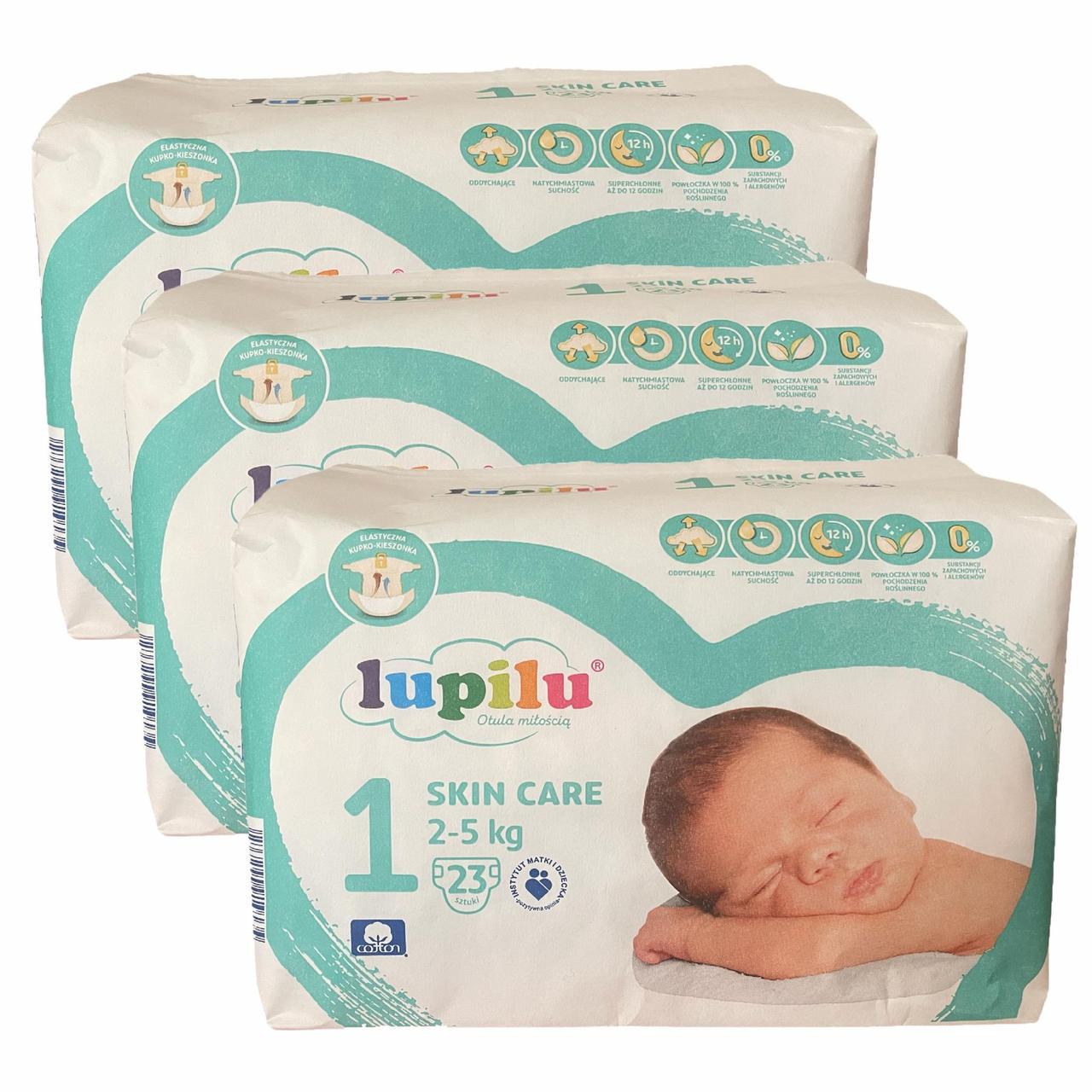 Підгузки Lupilu Skin Care Newborn 1 2-5 кг 69 шт. (2564234745)