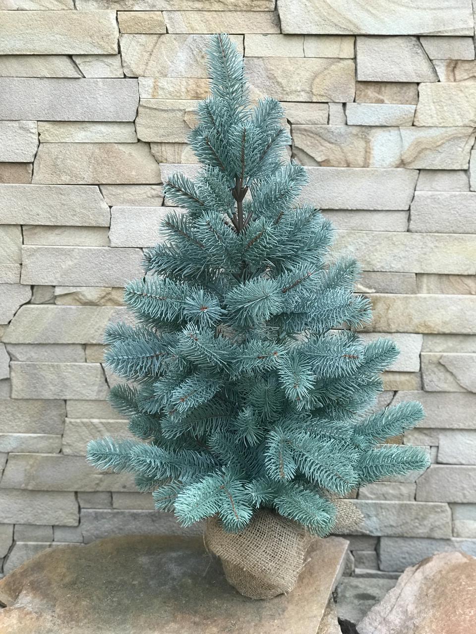 Ялинка лита SGH Premium в мішковині 70 см Блакитний - фото 5