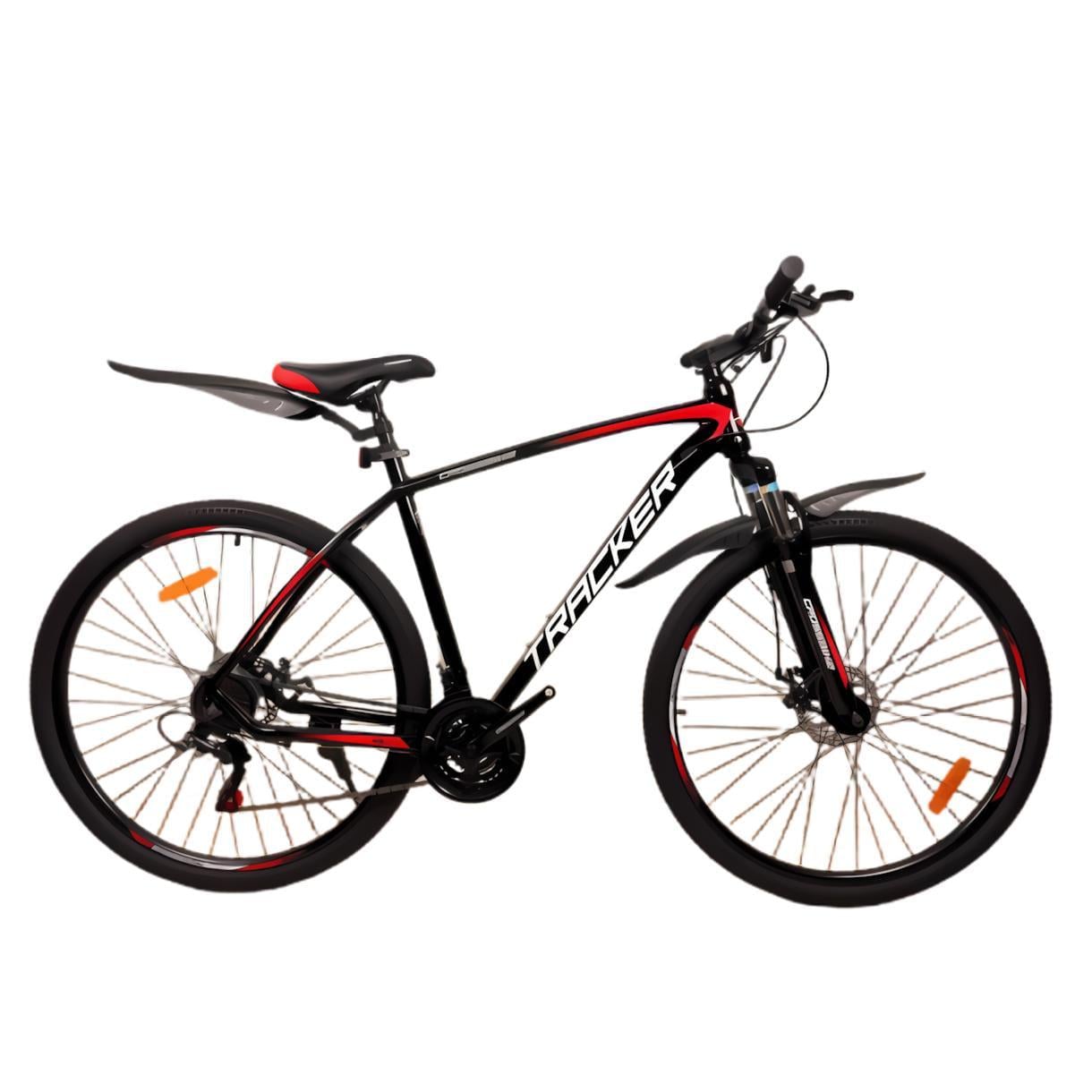 Велосипед CrossBike Tracker 29" 21" Чорний/Червоний (352)