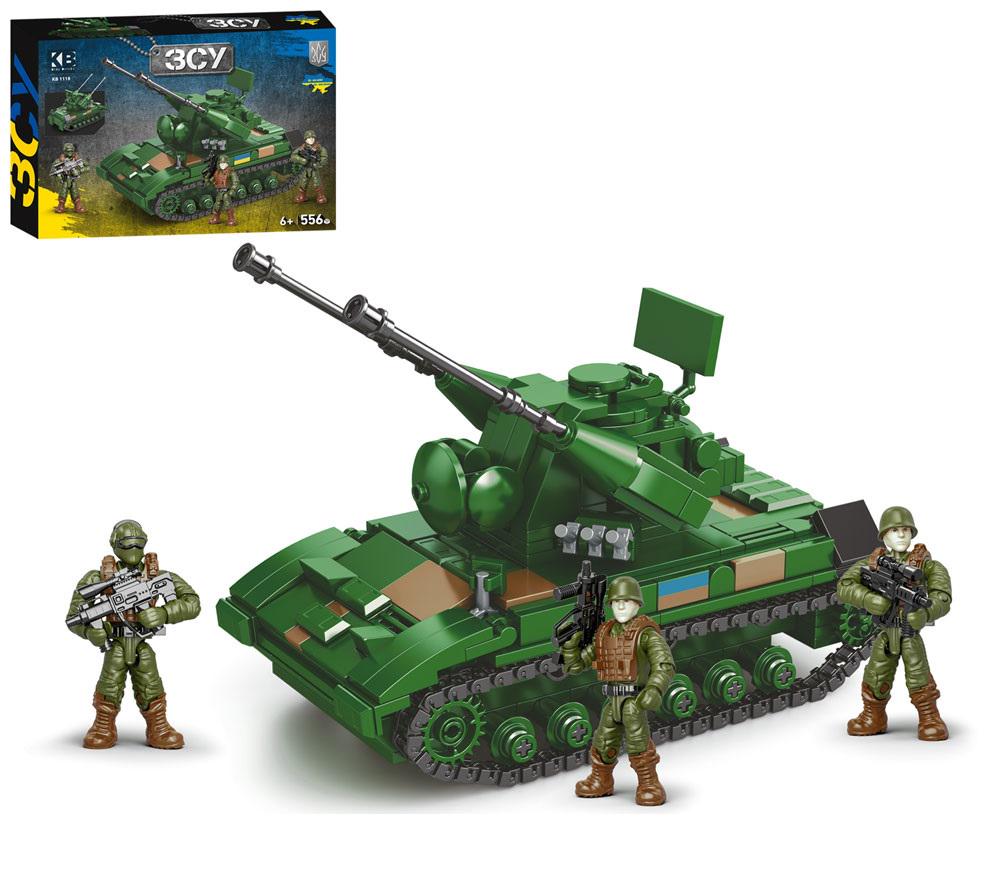 Детский конструктор Limo Toy Зенитная самоходная установка Гепард 508 деталей (KB 1118)