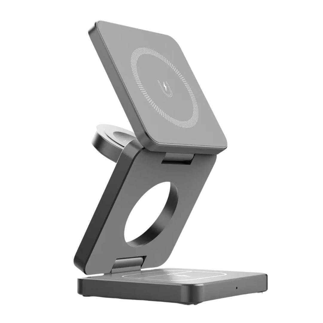 Зарядное устройство для беспроводной связи Bodasan для iPhone AirPods iWatch (IW30) Зарядное устройство для беспроводной связи Bodasan для iPhone AirPods iWatch (IW30)