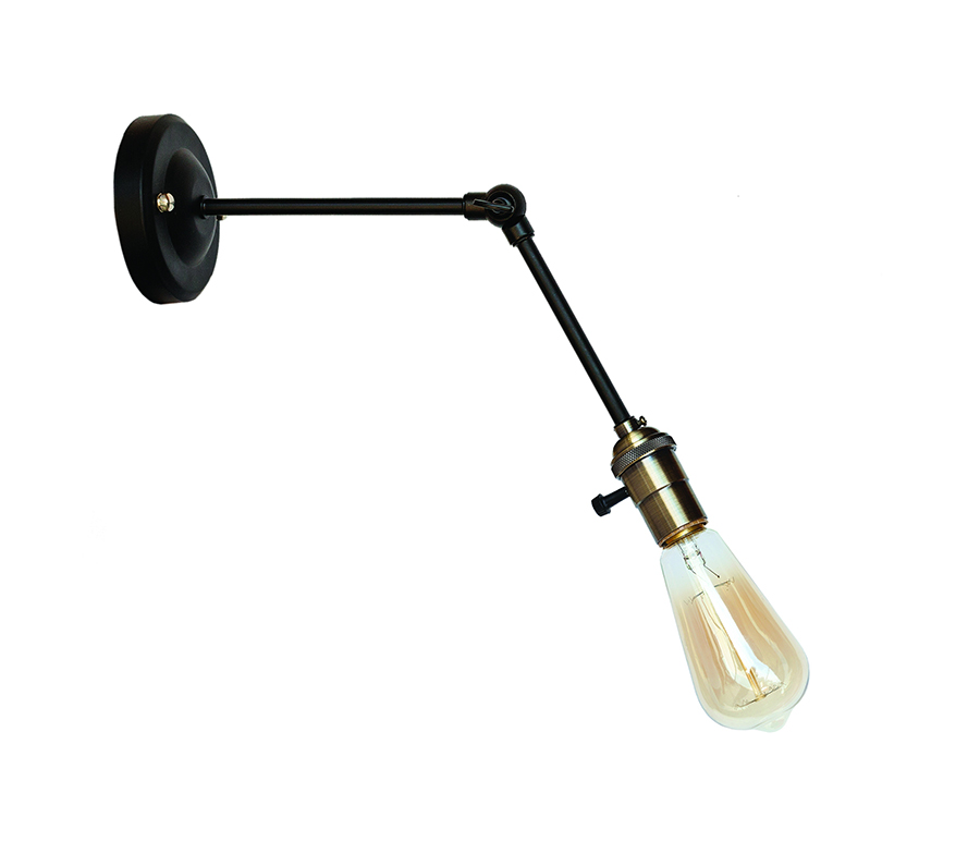 Бра Levistella Lofty з патроном AMP19 Чорний/Бронзовий (1963530722)