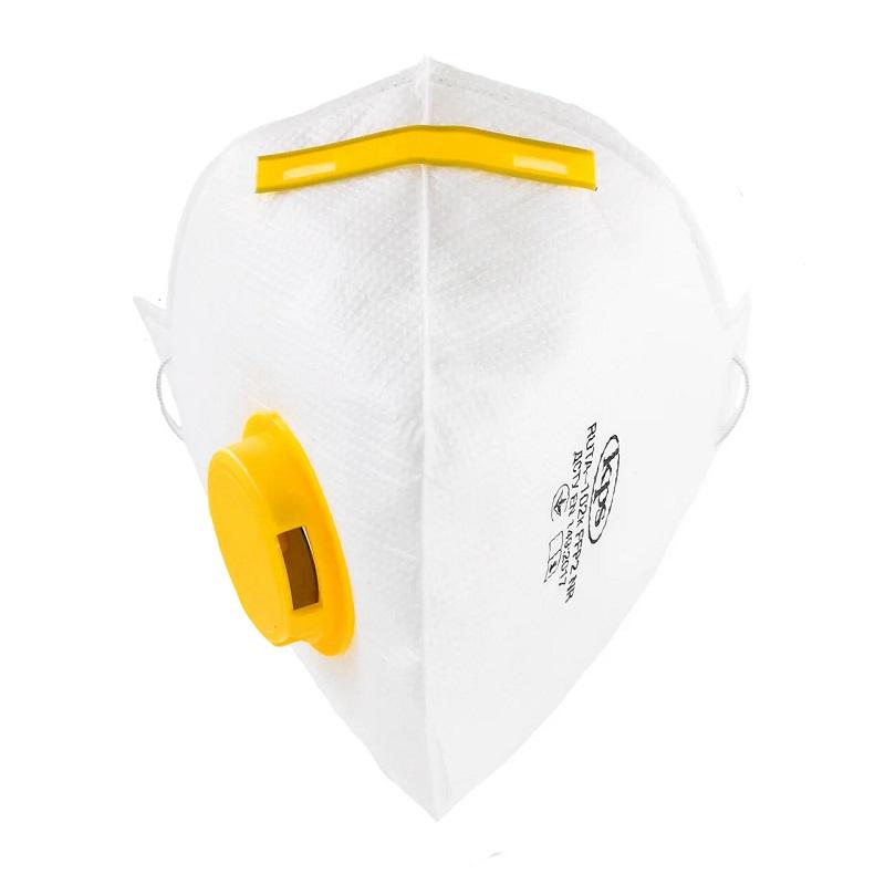 ᐉ Защитный респиратор с клапаном выдоха Микрон FFP2 Желтый 1 шт