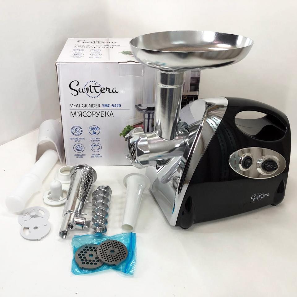 Мясорубка Suntera 1800 Вт Черный (291227) - фото 3