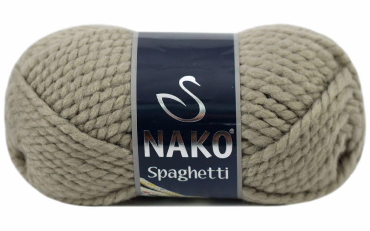 Пряжа Nako Spaghetti 10007 Светло-серый (7180)