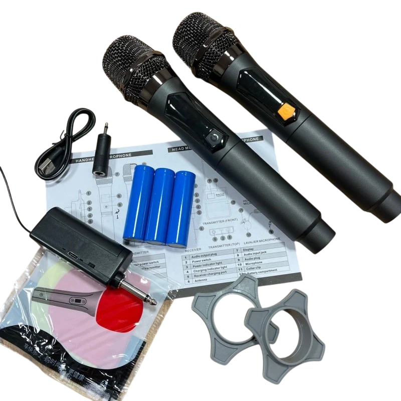 Микрофон беспроводной TTD-M12-C34 для караоке (TTD-M12-C34) Микрофон беспроводной TTD-M12-C34 для караоке (TTD-M12-C34)