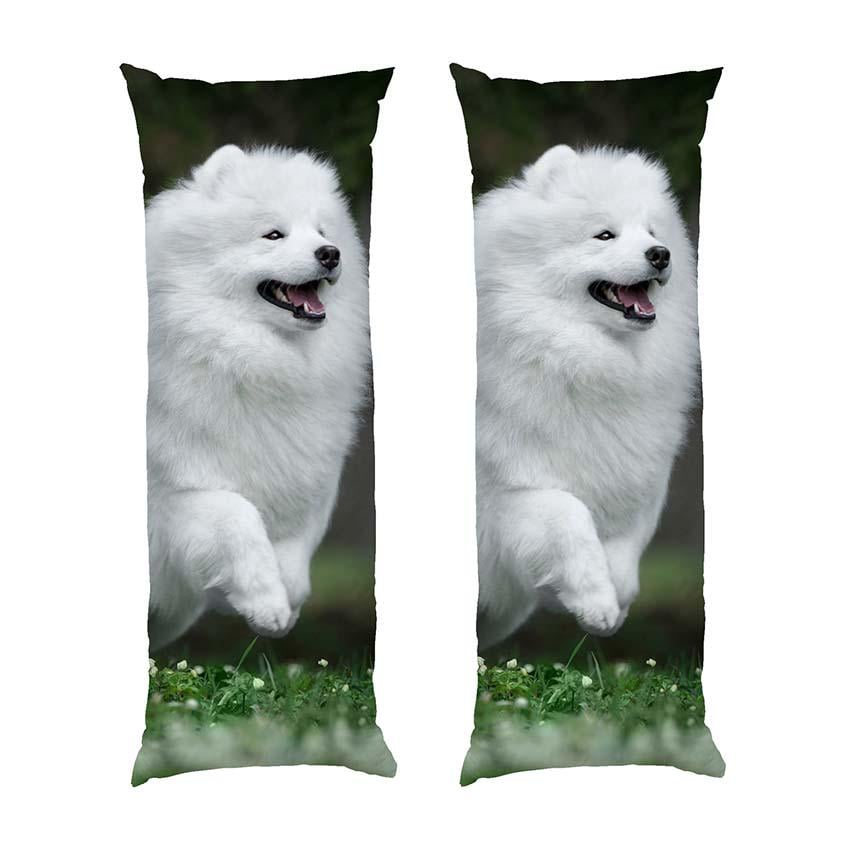 Подушка дакимакура White Spitz габардин 150х50 см (113557-3)