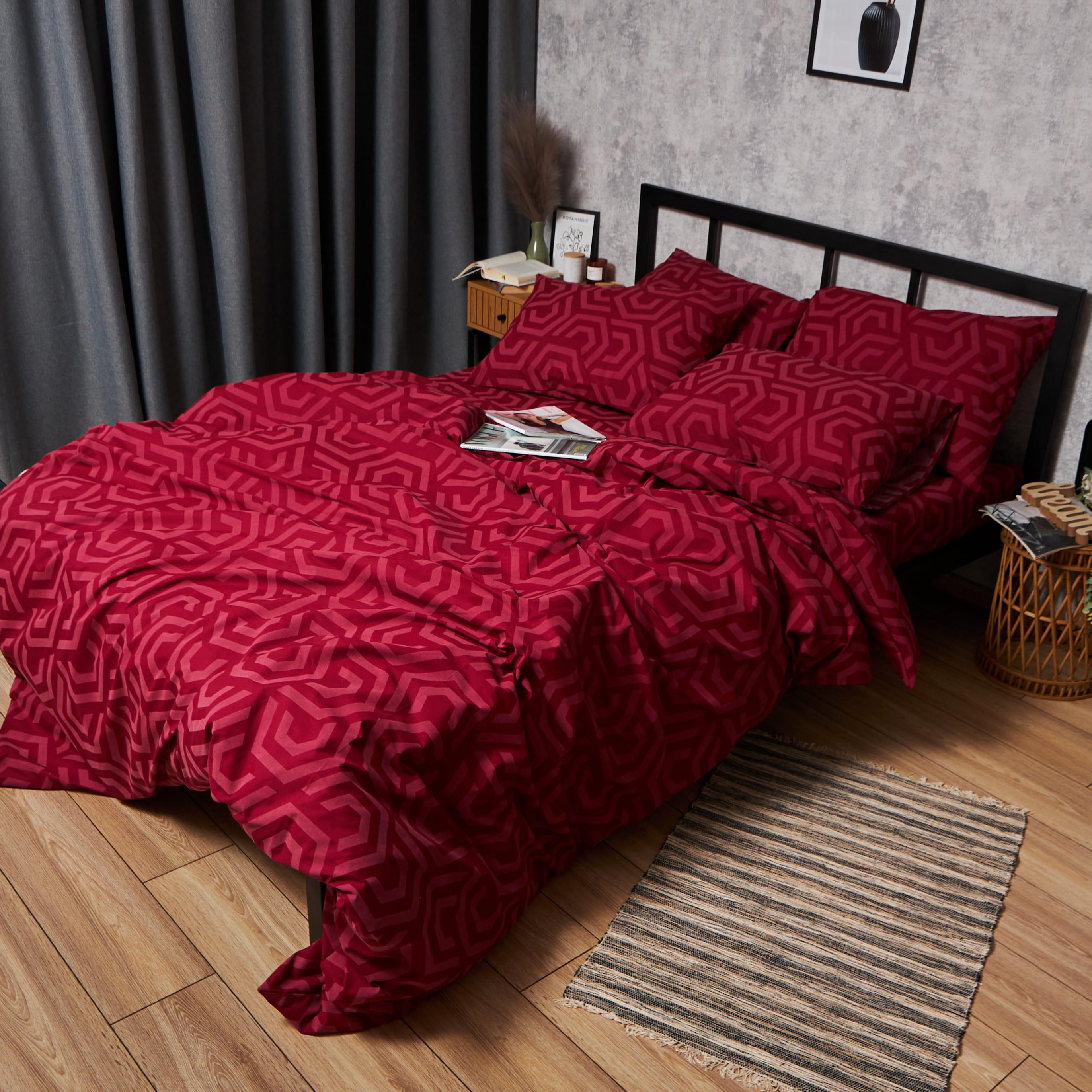 Набор наволочек Moon&Star Бязь Gold Люкс 70х70 см 2 шт. Burgundy Charm (MS-840000809) - фото 4 Набор наволочек Moon&Star Бязь Gold Люкс 70х70 см 2 шт. Burgundy Charm (MS-840000809) - фото 4