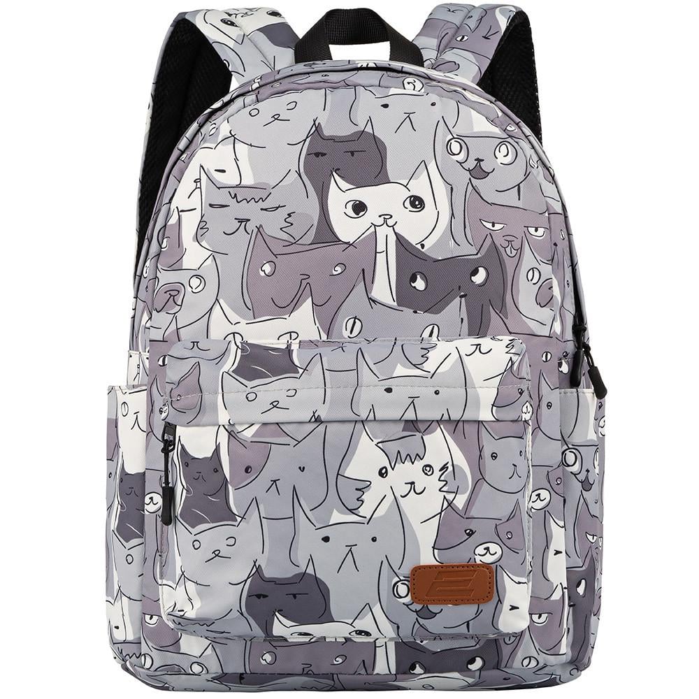 Рюкзак подростковый 2E TeensPack Cats с отделением для планшета 12-14" Gray (iz15639) - фото 6