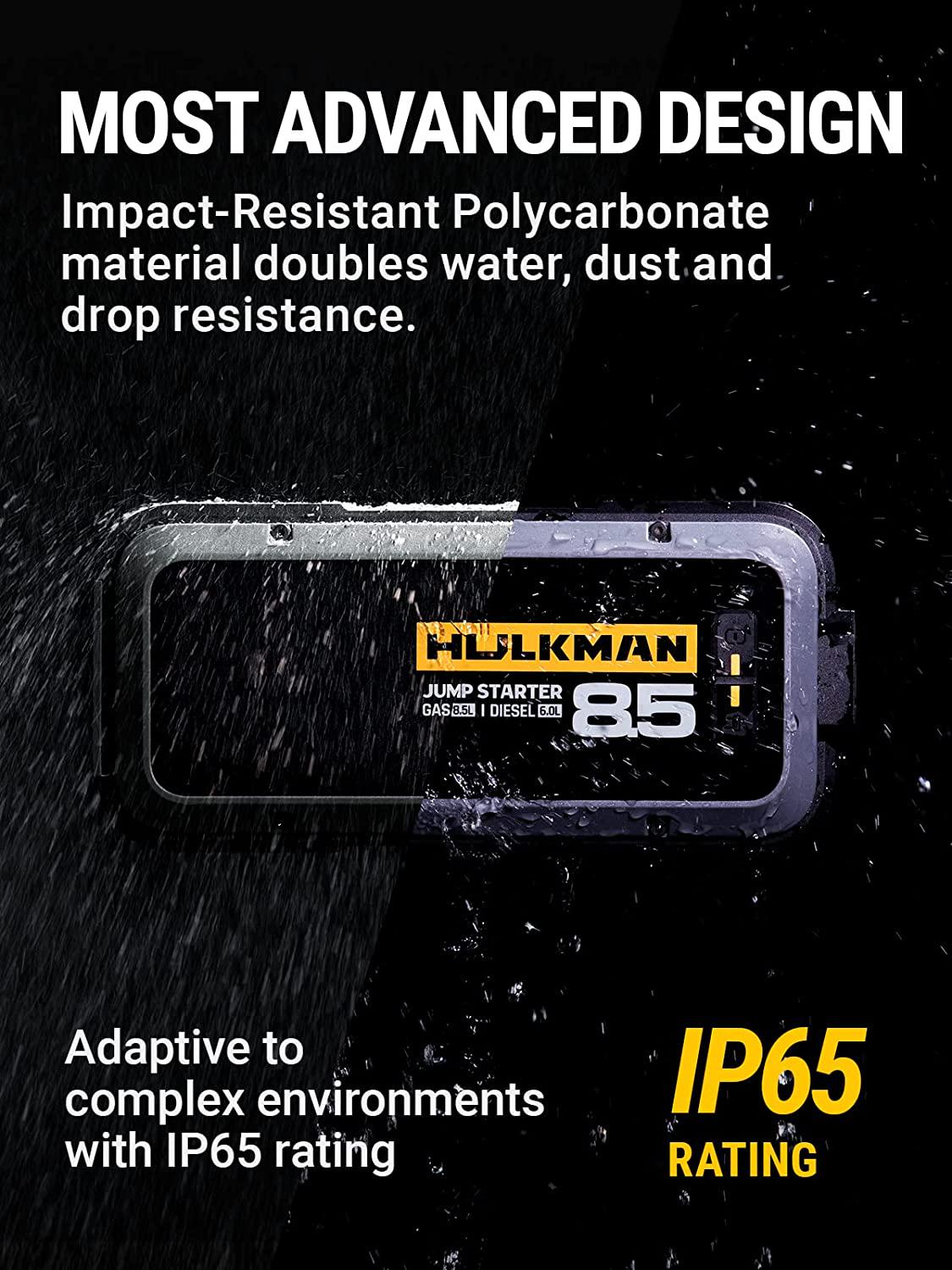 Пусковое устройство для авто HULKMAN Alpha 85 Jump Starter 2000А (000526) - фото 6