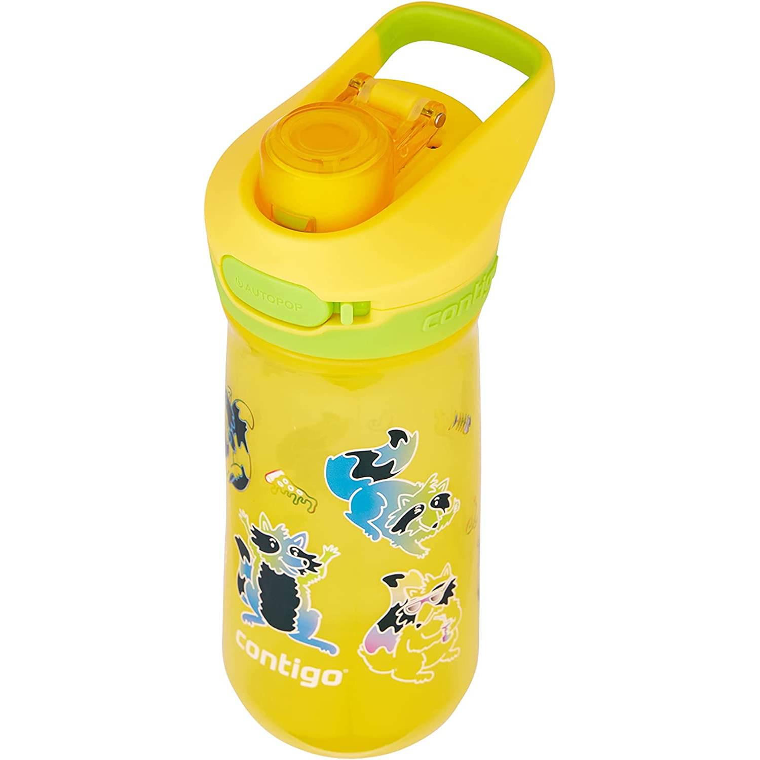 Бутылка для воды детская Contigo Jessie 420 мл Pineapple/Trash Pandas (2189926-1) - фото 5