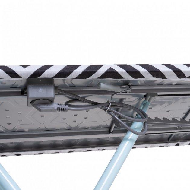 Гладильная доска цельнометаллическая с розеткой PERILLA SILVIA 36х112 см - фото 4