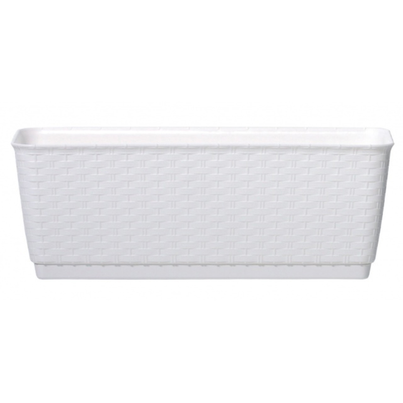 Балконный ящик Prosperplast Ratolla 12 л Белый (76964-449)