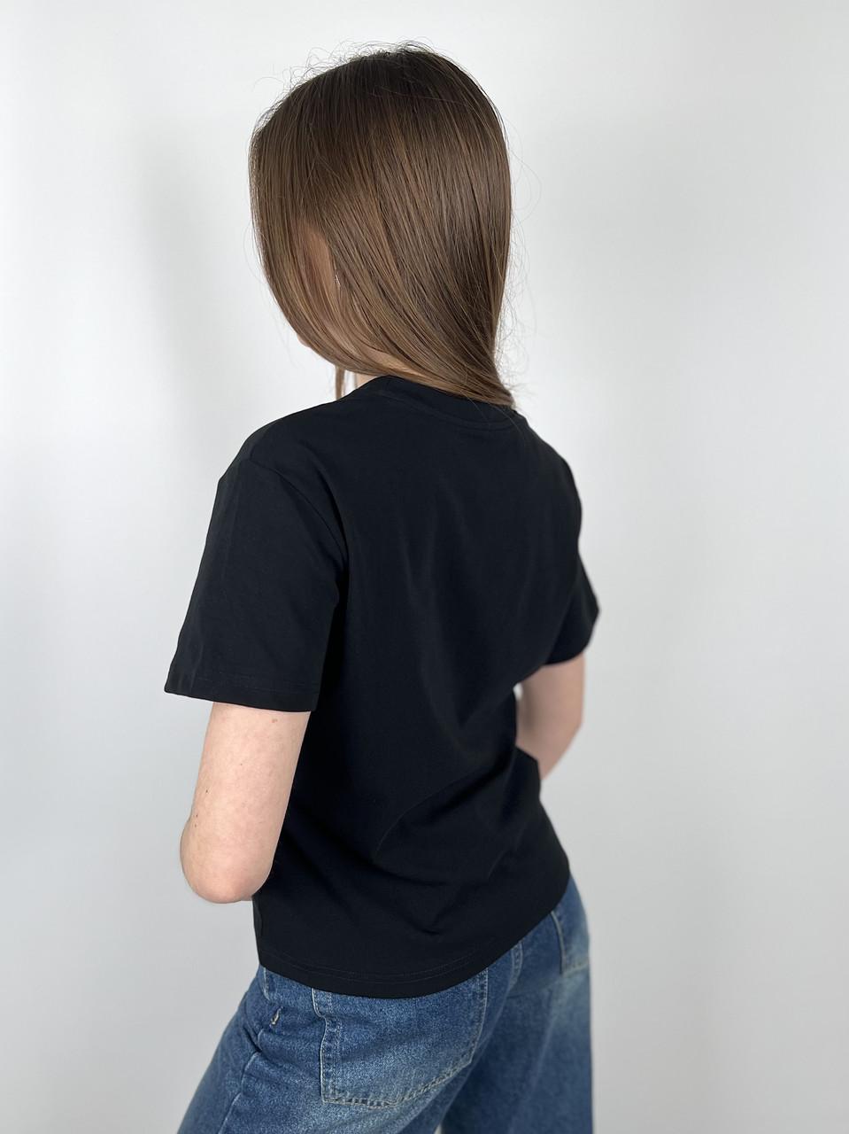 Футболка женская хлопковая Le Chat OS Черный (#896) - фото 2 Футболка женская хлопковая Le Chat OS Черный (#896) - фото 2