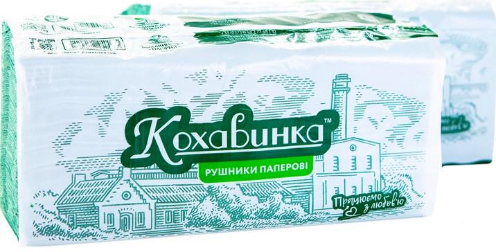 Паперові рушники Кохавинка VV-складання 200 шт. Зелений (2477413709)
