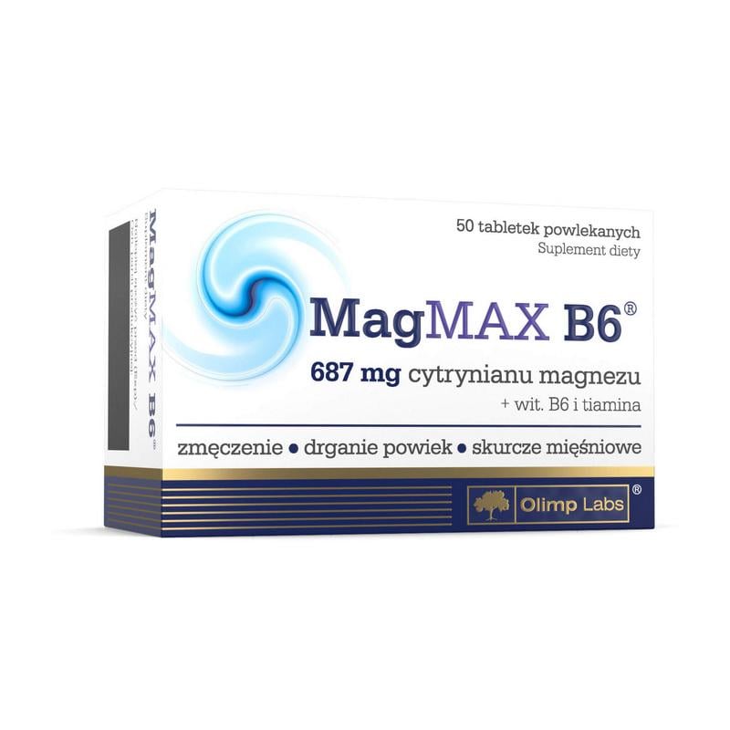 Магний цитрат B6 с витамином B1 Olimp MagMax B6 50 табл.