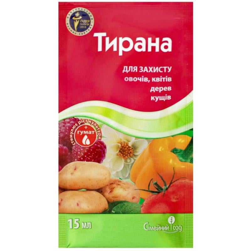 Протравитель Семейный сад Тирана 15 мл (844)