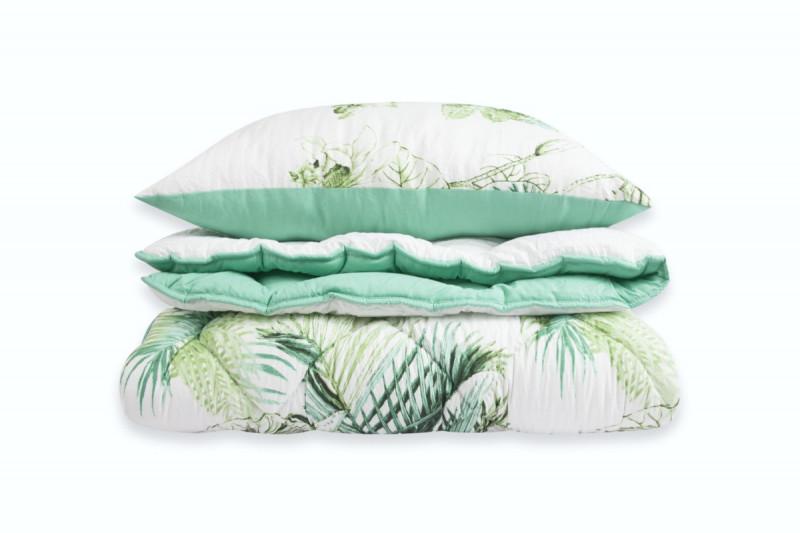 Комплект одеяло полуторное и подушка ТЕП Washed Cotton (5-Washed3)