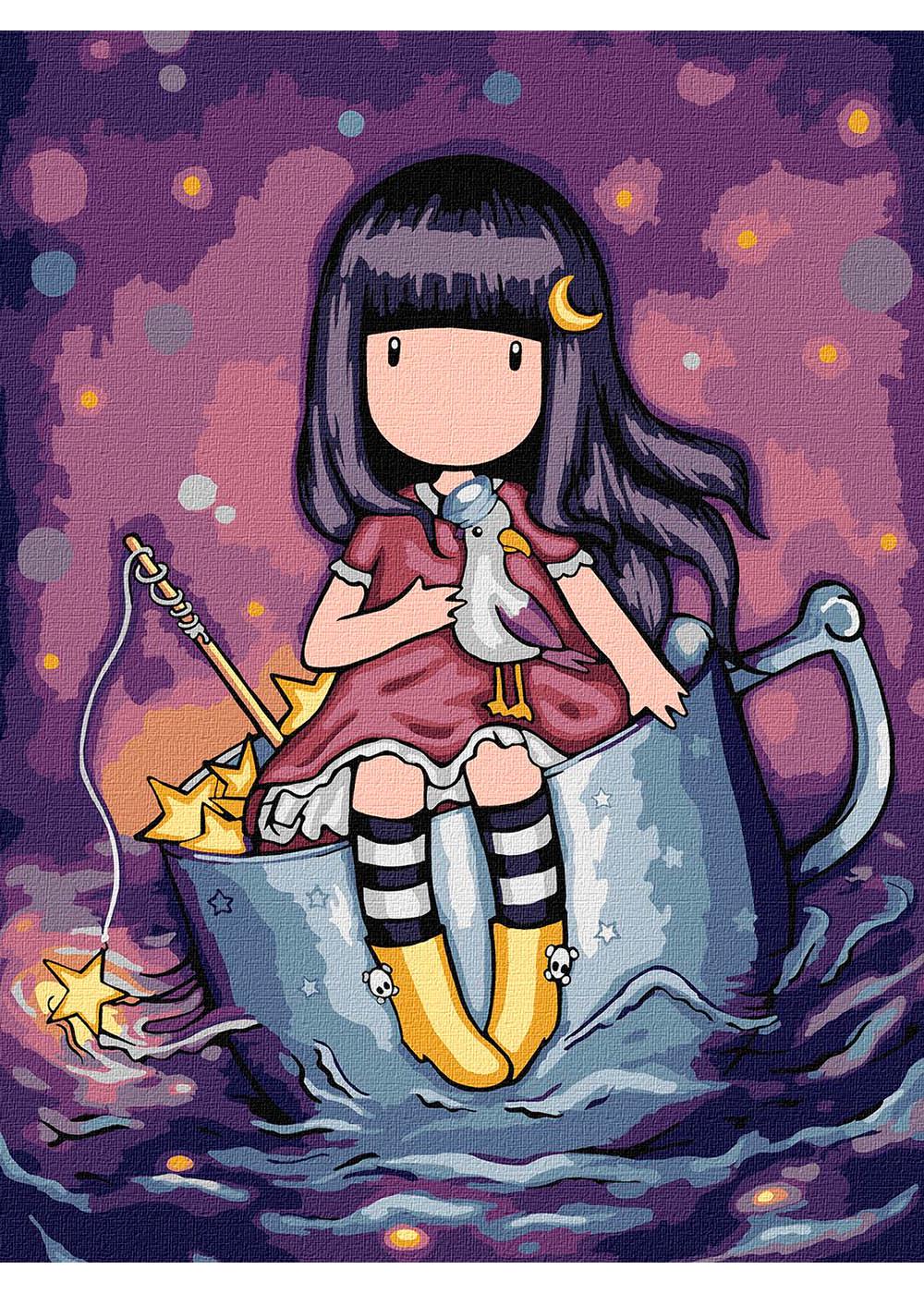 Картина по номерам Ideyka A Night's Quest Santoro Gorjuss Collection 30х40 см (KHO8673)