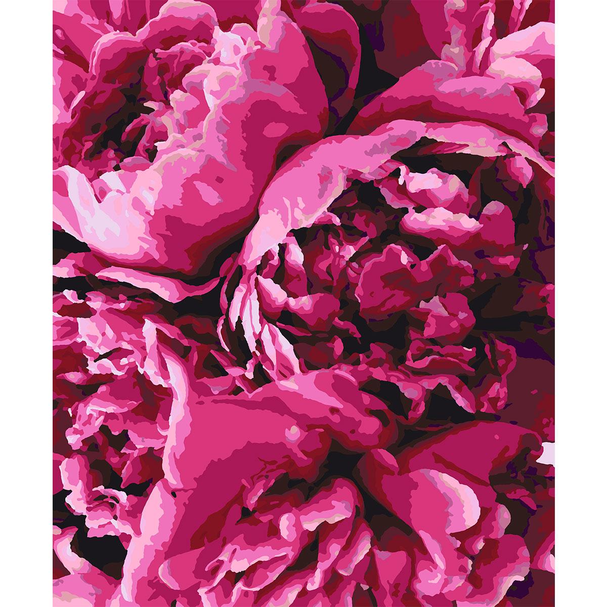 Алмазная мозаика Santi Шикарные пионы 40х50 см на подрамнике (954119)