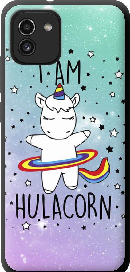 Чехол на Samsung Galaxy A03 A035F I'm hulacorn (3976b-2499-42517)