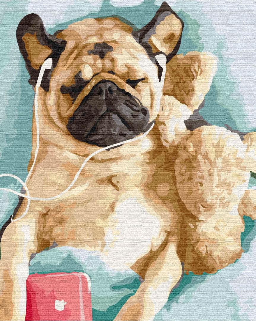 Картина по номерам Brushme В лапу со временем 40х50 см (BS34027) Картина по номерам Brushme В лапу со временем 40х50 см (BS34027)