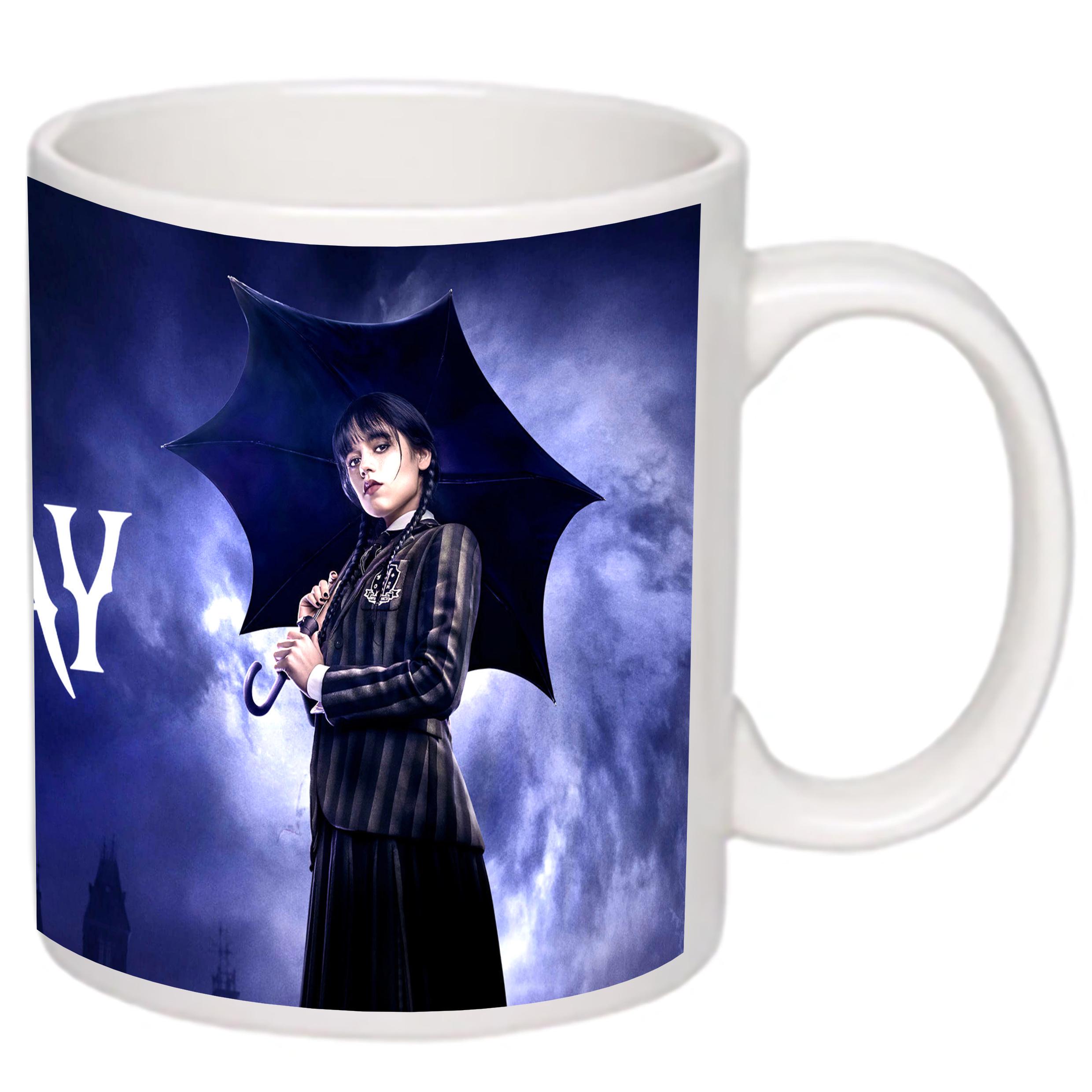 Чашка с принтом Wednesday 330 мл Белый (17817) - фото 2 Чашка с принтом Wednesday 330 мл Белый (17817) - фото 2