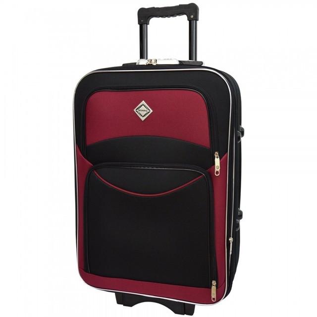 Набір валіз тканинних Bonro Style середня та велика 2 шт. Чорно-вишневий (2670149137) - фото 2 Набір валіз тканинних Bonro Style середня та велика 2 шт. Чорно-вишневий (2670149137) - фото 2