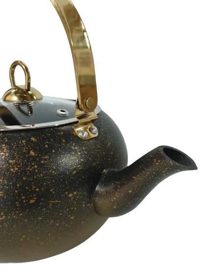 Чайник O.M.S. Collection 8212-XL 3 л Чорно-золотий (1936358531) - фото 7 Чайник O.M.S. Collection 8212-XL 3 л Чорно-золотий (1936358531) - фото 7