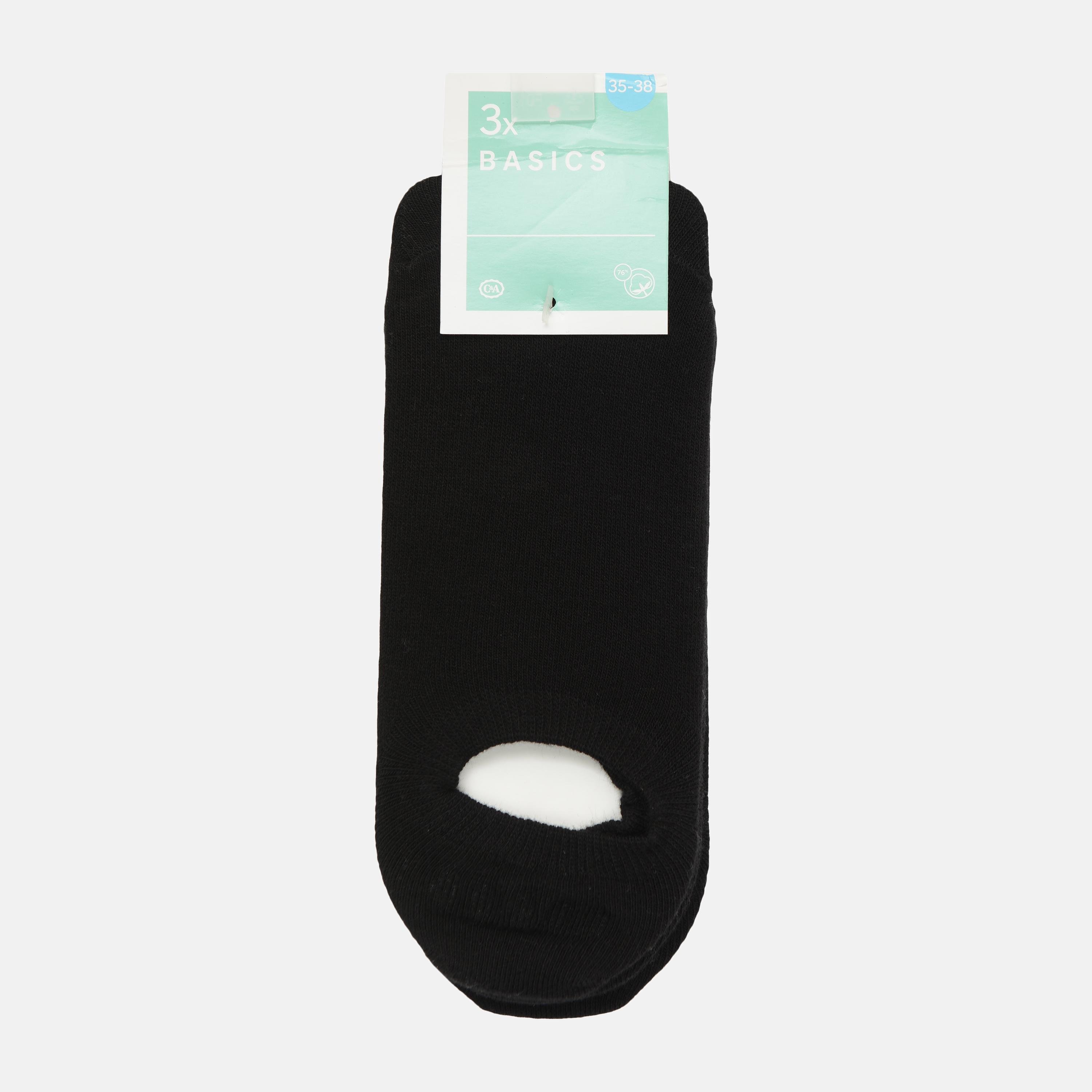 Шкарпетки C&A 3 пари р. 39-42 Чорний (2245079840607)