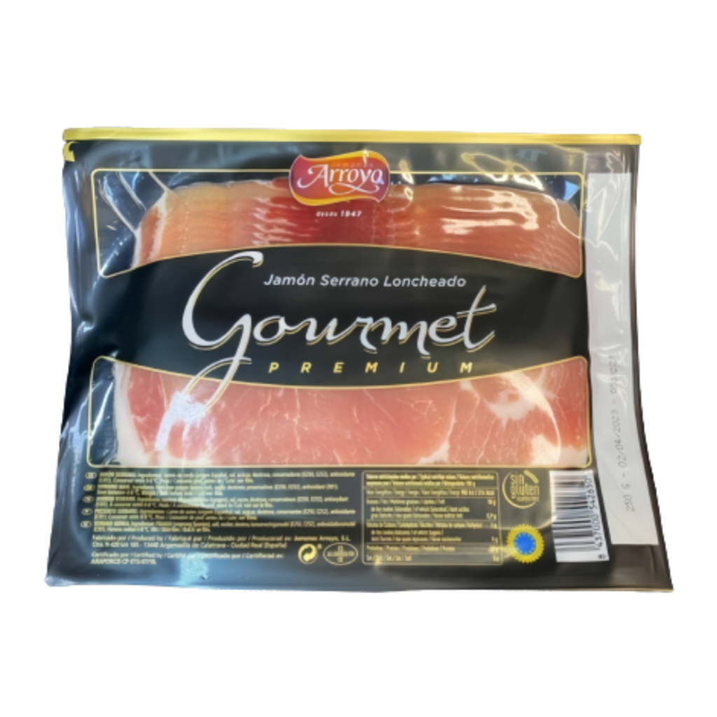 Хамон Arroyo Jamon Serrano Gourmet нарізка 250 г (13354872) Хамон Arroyo Jamon Serrano Gourmet нарізка 250 г (13354872)