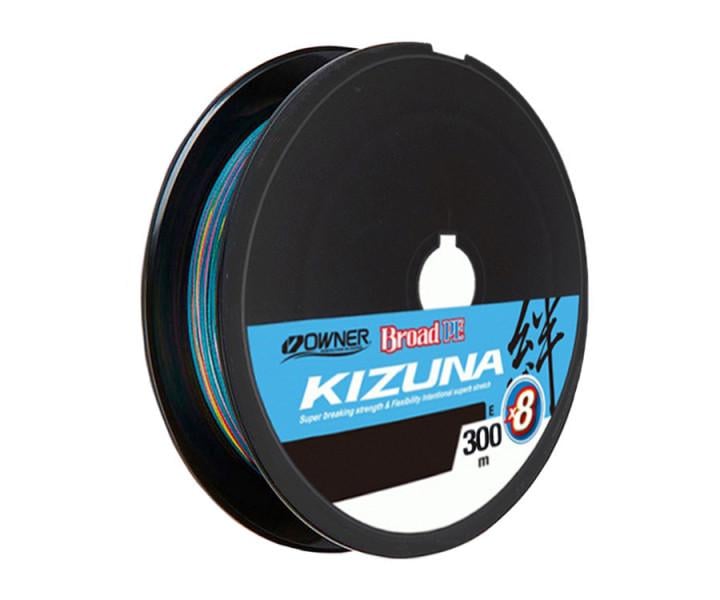 Шнур Owner Kizuna Broad PEx8 150 м 0,17 мм 9,2кг 20lb Multi color