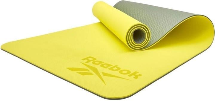 Коврик двухстороний для йоги Reebok Double Sided Yoga Mat 173х61х0,4 см Зеленый (RAYG-11042GR)