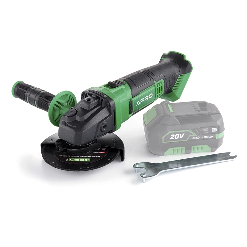 Шліфмашина акумуляторна кутова Apro 20AGS 20 В O125 без АКБ/без ЗУ (895103)