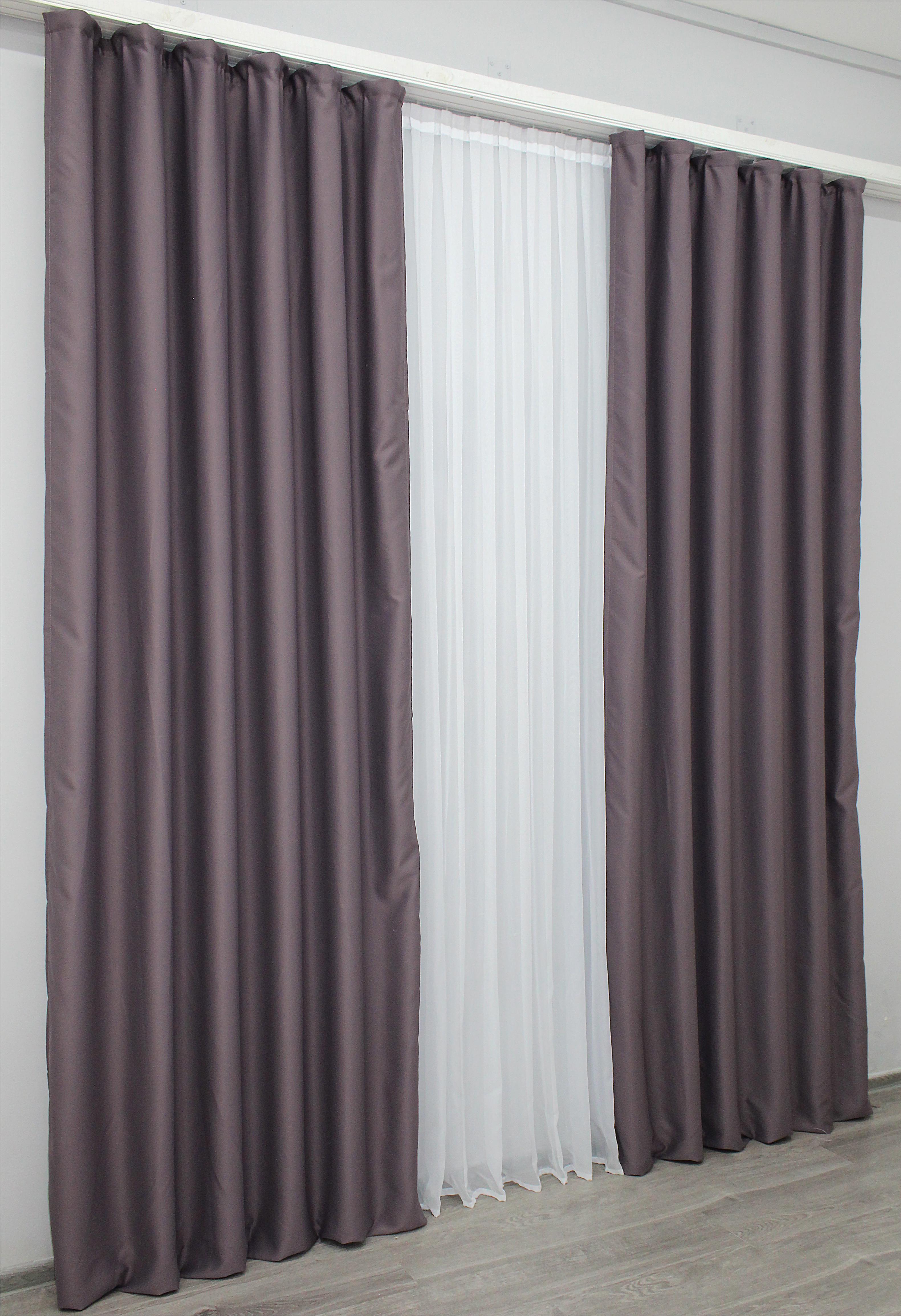 Комплект готовых штор VR-Textil Блэкаут Midnight №1231ш 100х290 см 2 шт. Марсала (31-045) - фото 3 Комплект готовых штор VR-Textil Блэкаут Midnight №1231ш 100х290 см 2 шт. Марсала (31-045) - фото 3