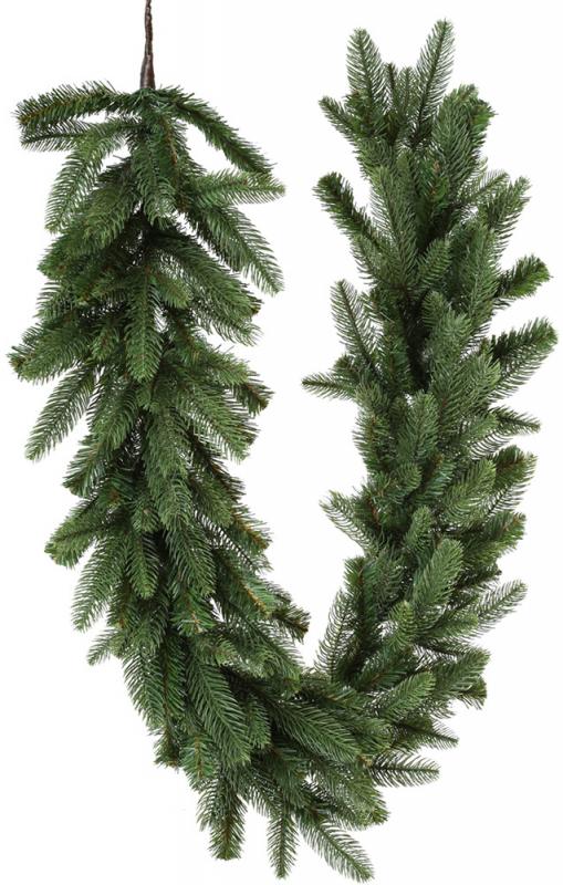 Гирлянда декоративная Жозефина искусственная хвоя 150 см комбинированная Зеленый (BD-UT1-155)