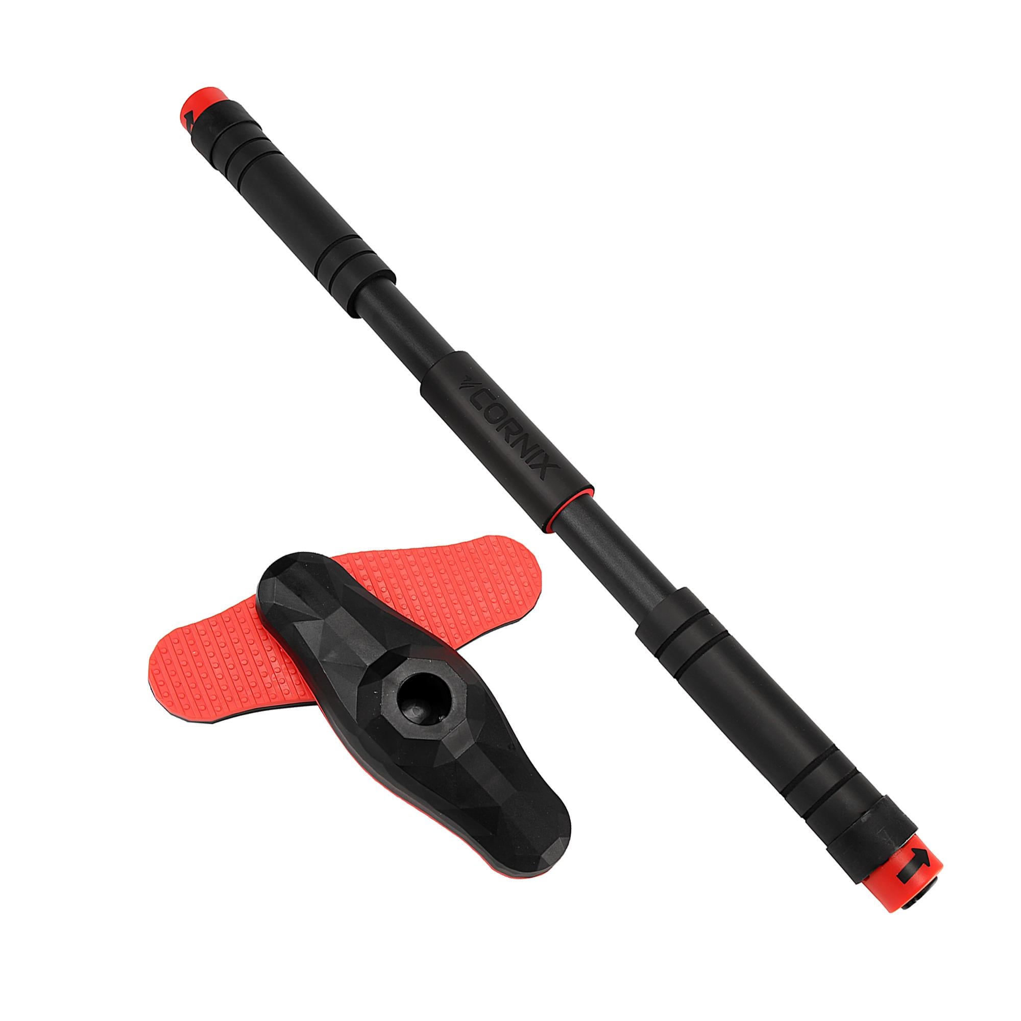 Турник раздвижной Cornix Pro XR-0284 90-130 см Black/Red (25802675)