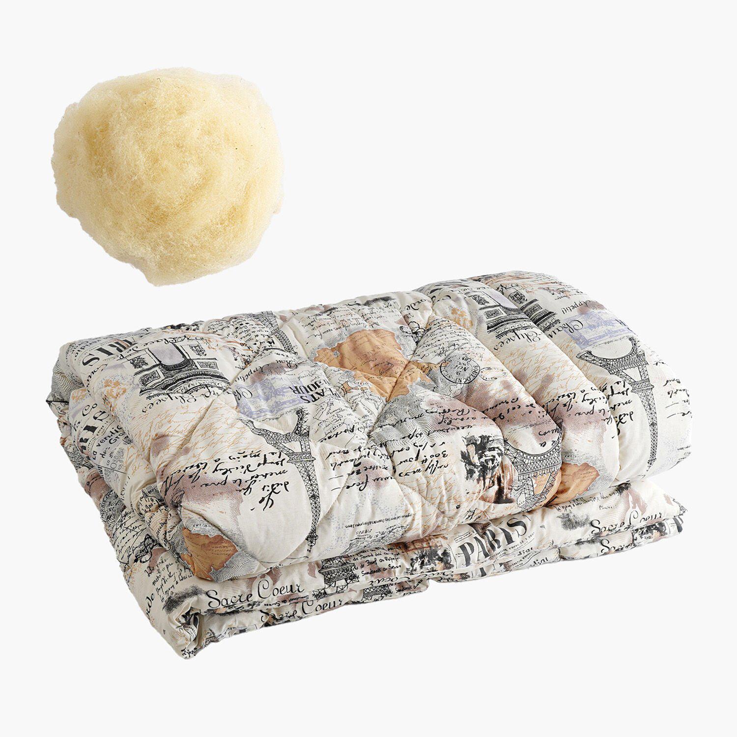 Одеяло зимнее шерстяное 180x210 см 520 г/м² (24603135) - фото 2 Одеяло зимнее шерстяное 180x210 см 520 г/м² (24603135) - фото 2