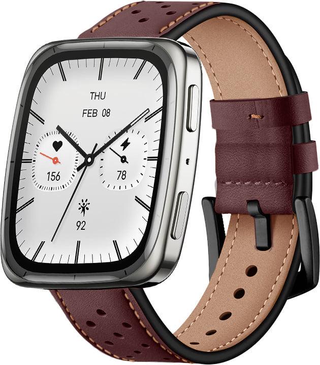 Ремінець шкіряний Classico для Amazfit Active 2 Square Brown (42150-30)