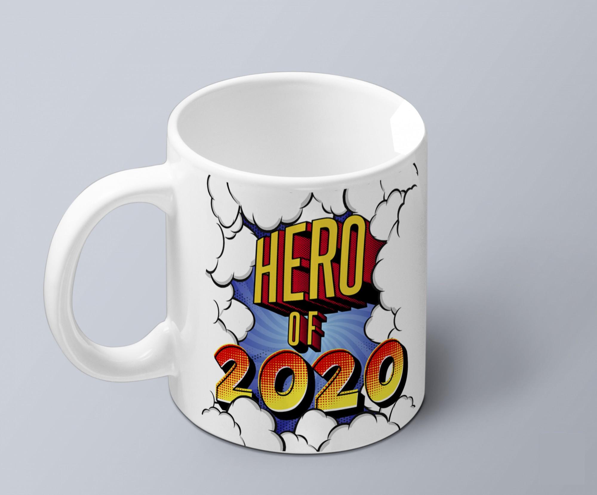 Чашка с принтом "Hero of 2020" (02010107002) Чашка с принтом "Hero of 2020" (02010107002)