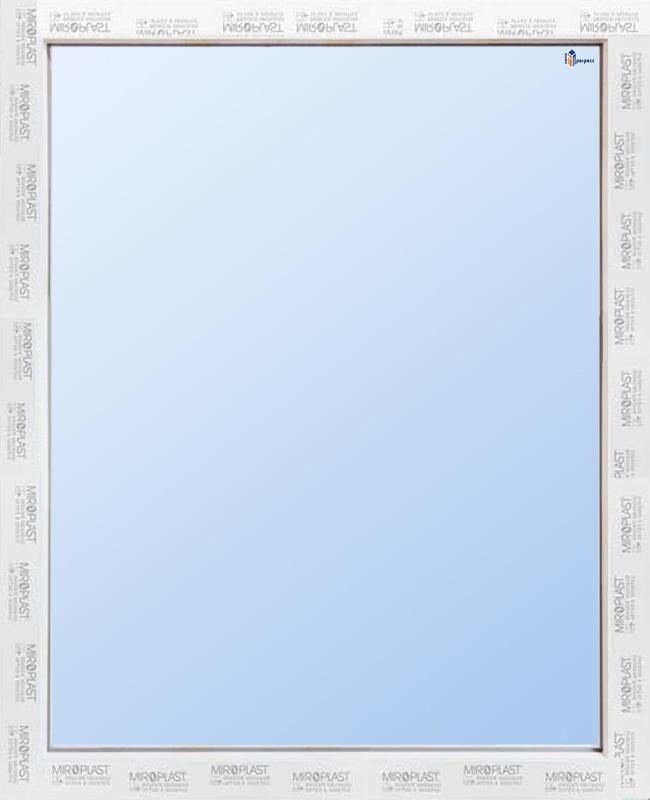 Окно металлопластиковое WDS Miroplast глухое 800х1150 мм