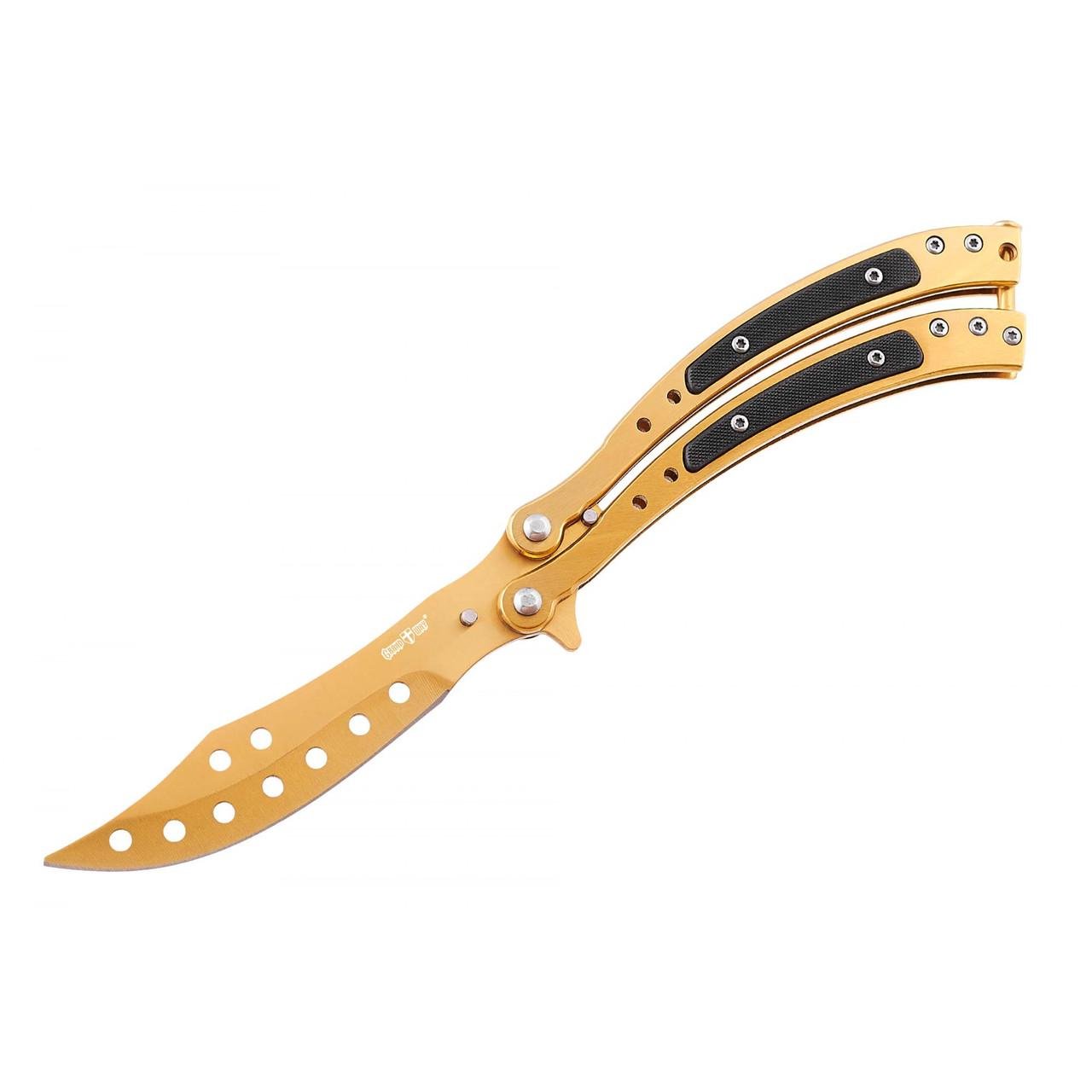 Ніж балісонг Grand Way WK 0127 Golden anodized