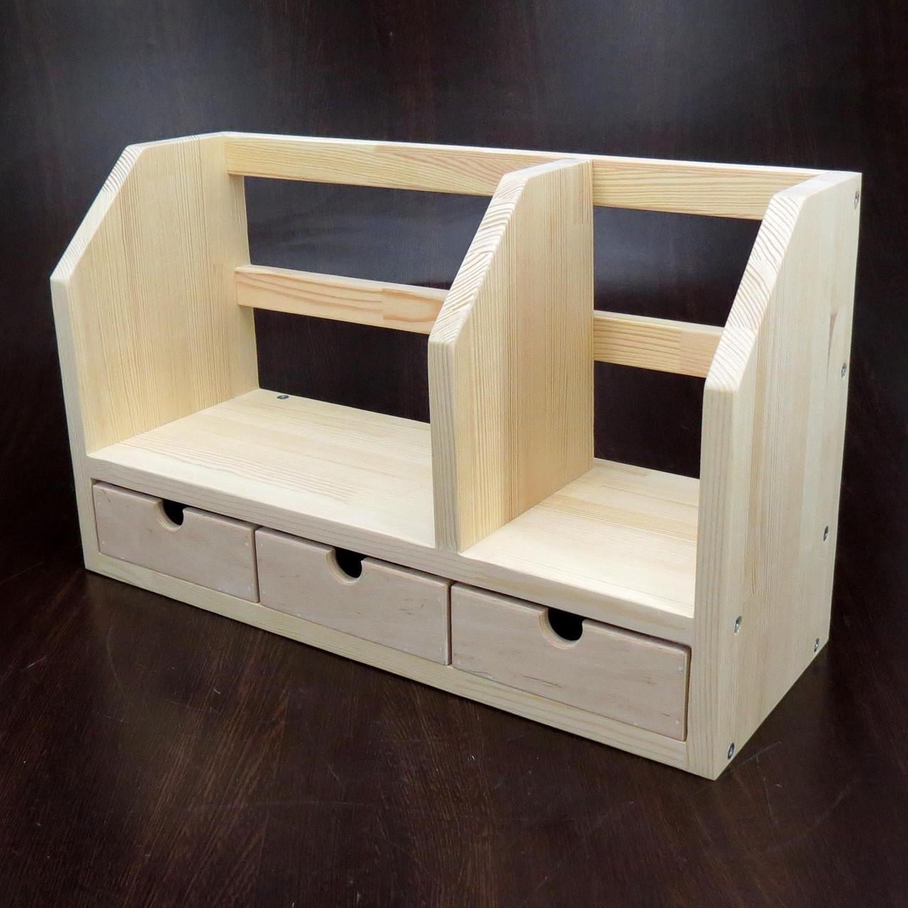 Полка книжная настольная из дерева Ульмен Бланже (КПА-026201)